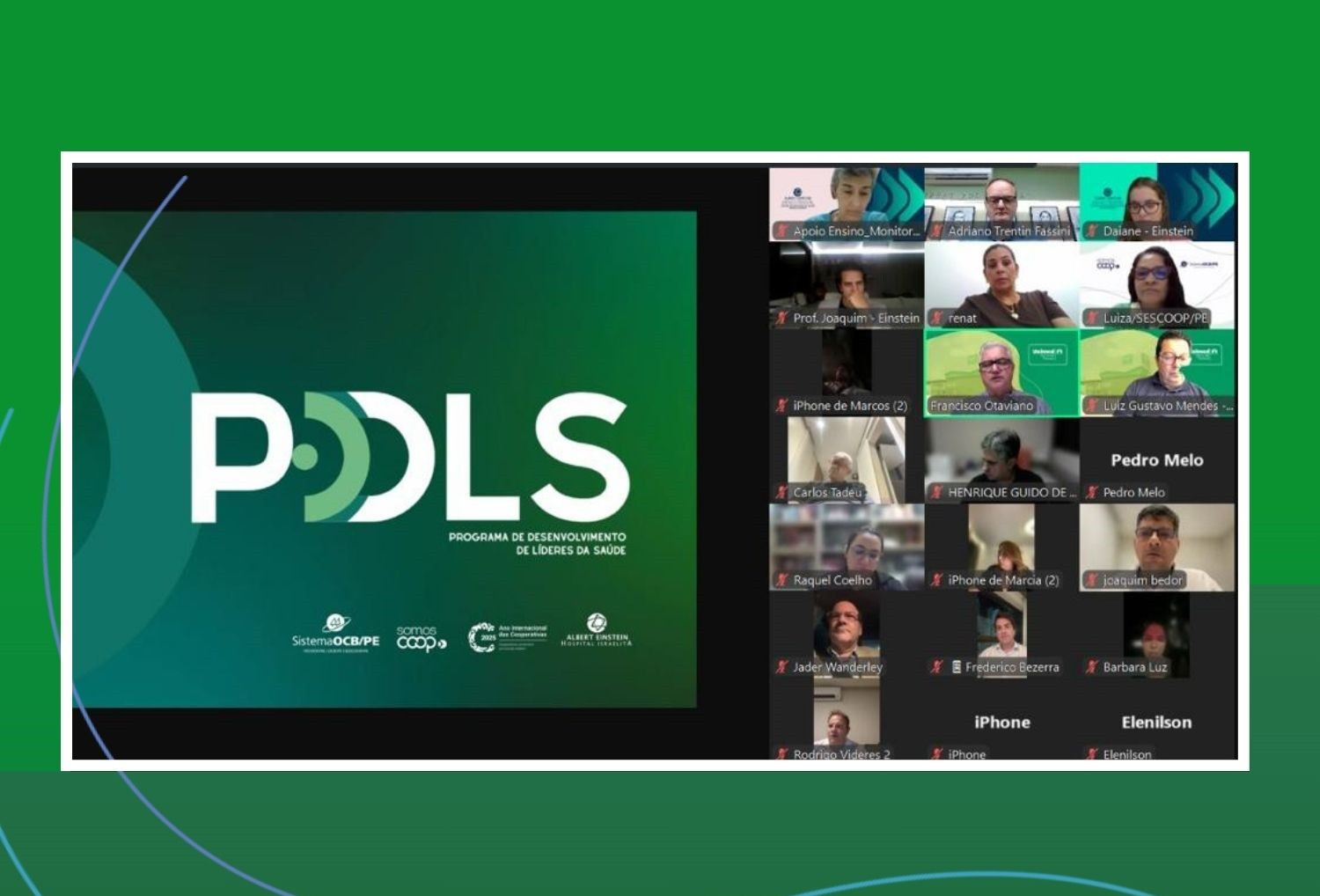 Sescoop/PE realiza aula inaugural do PDLS
