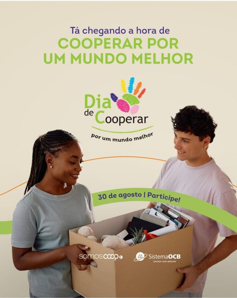 Dia de Cooperar acontece neste sábado